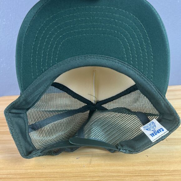 Vintage Rail Road Foam Trucker Hat Snap Back - Picture 5 of 7